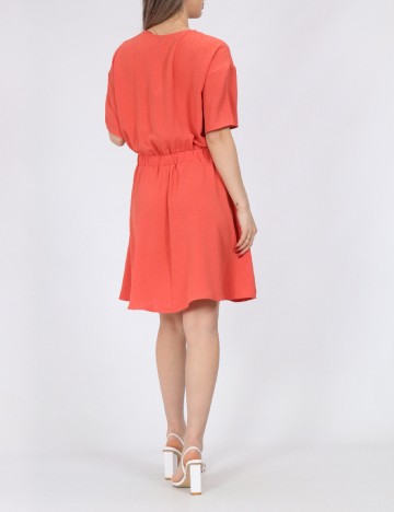 Rochie scurta Vero Moda, portocaliu