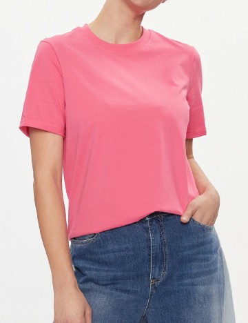 
						Tricou Pieces, roz