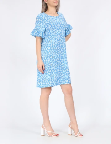 Rochie scurta Vero Moda, albastru Albastru