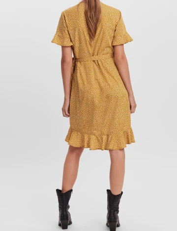 Rochie scurta Vero Moda, galben Galben