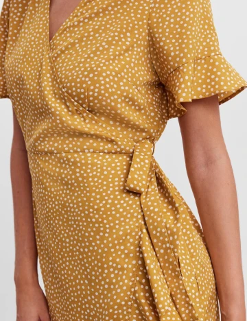 Rochie scurta Vero Moda, galben Galben