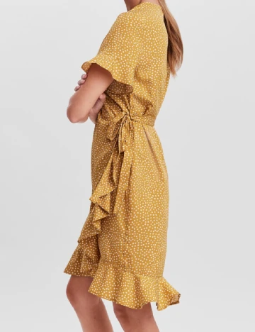 Rochie scurta Vero Moda, galben Galben