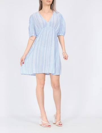 Rochie scurta Pieces, bleu