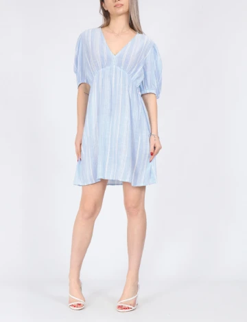 Rochie scurta Pieces, bleu