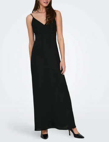 Rochie lunga Only, negru