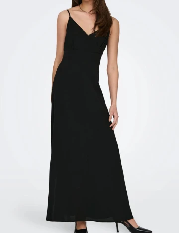 Rochie lunga Only, negru