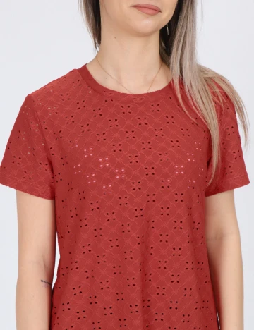 Tricou Jacqueline de Yong, caramiziu