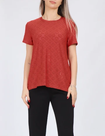 Tricou Jacqueline de Yong, caramiziu