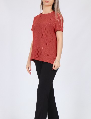 Tricou Jacqueline de Yong, caramiziu