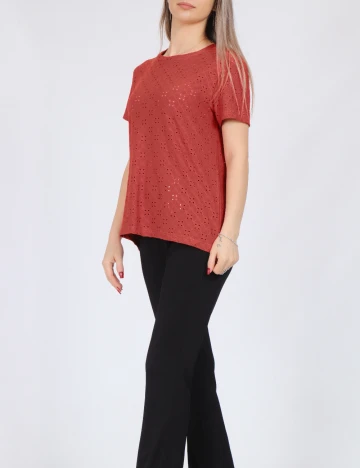 Tricou Jacqueline de Yong, caramiziu