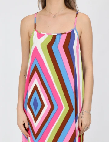 Rochie lunga Only, mix culori