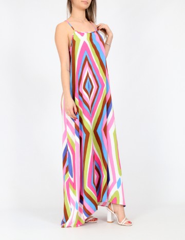Rochie lunga Only, mix culori
