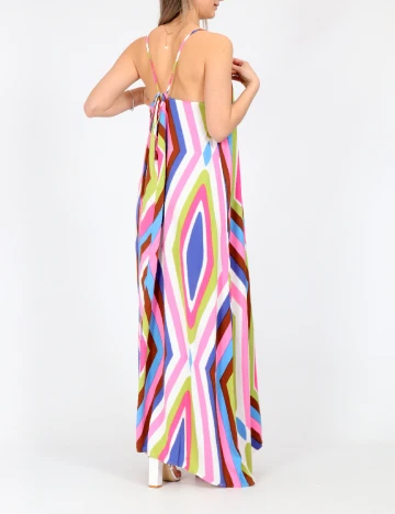 Rochie lunga Only, mix culori