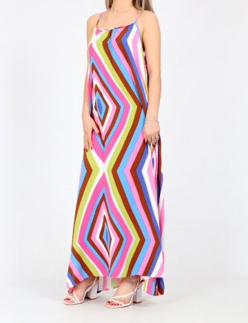 Rochie lunga Only, mix culori