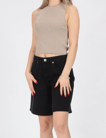Pantaloni scurti Vero Moda, negru Negru