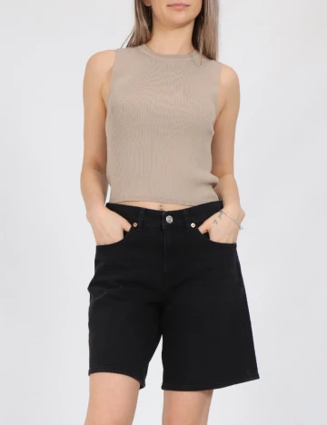 Pantaloni scurti Vero Moda, negru Negru