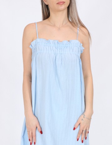 Rochie scurta Pieces, bleu