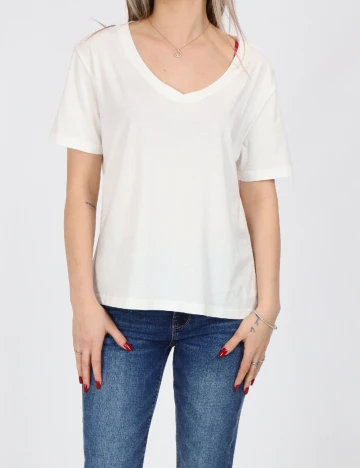 Tricou Jacqueline de Yong, alb