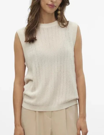 Bluza Vero Moda, crem