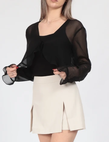 Top Vero Moda, negru