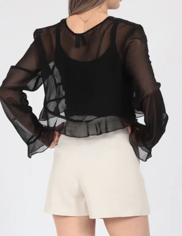 Top Vero Moda, negru