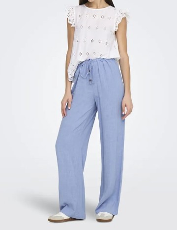 
						Pantaloni Only, albastru