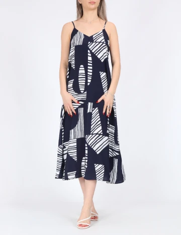 Rochie medie Vero Moda, bleumarin