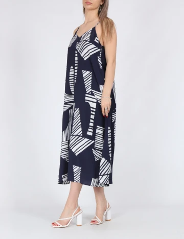 Rochie medie Vero Moda, bleumarin