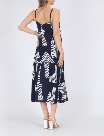 Rochie medie Vero Moda, bleumarin