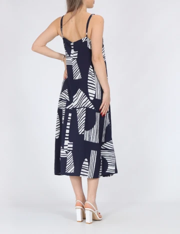 Rochie medie Vero Moda, bleumarin