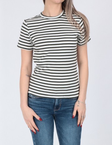
						Tricou Jacqueline de Yong, alb/verde