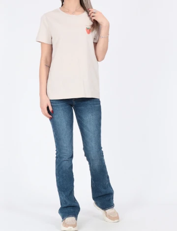 Tricou Vero Moda, bej