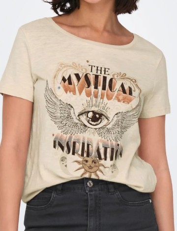 Tricou Jacqueline de Yong, crem