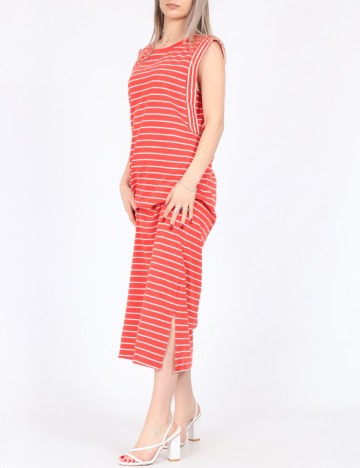 Rochie medie Vila, portocaliu