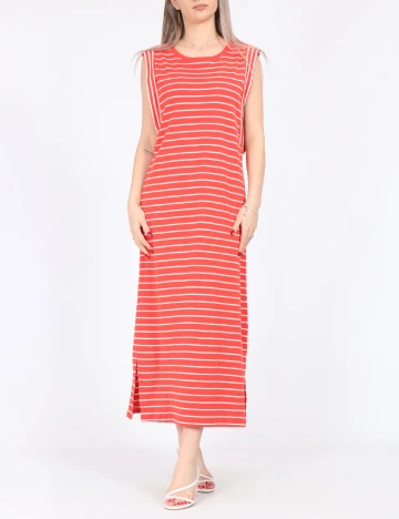 Rochie medie Vila, portocaliu