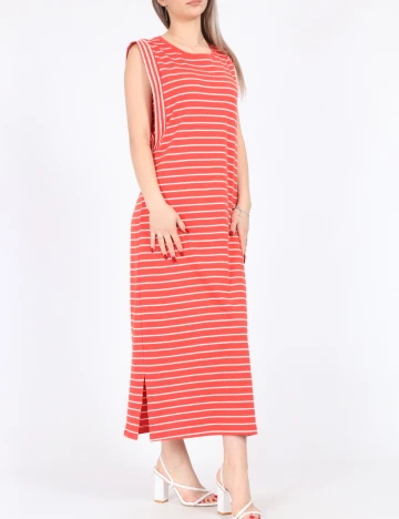 Rochie medie Vila, portocaliu