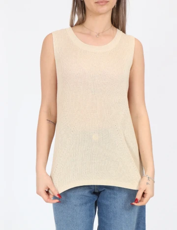 Bluza Vero Moda, crem