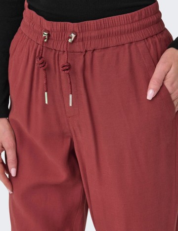 Pantaloni Only, visiniu