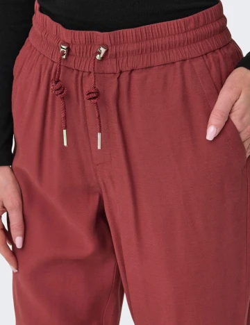 Pantaloni Only, visiniu