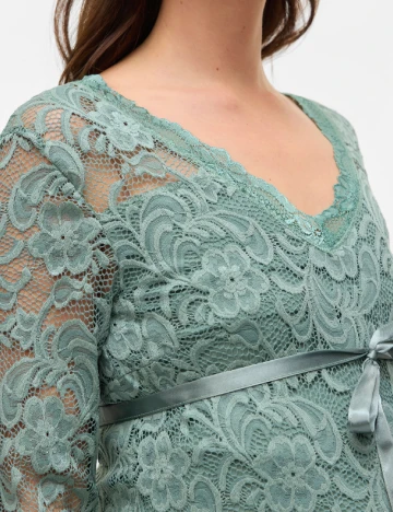 Rochie scurta Mamalicious, verde