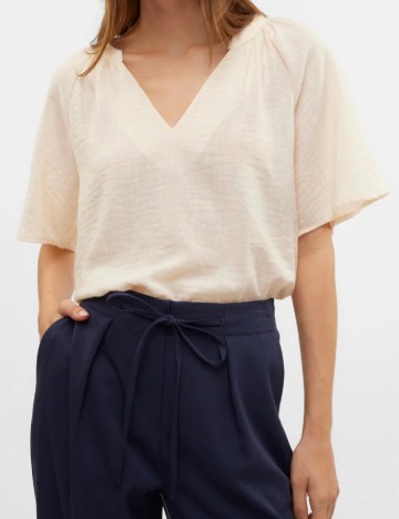 Bluza Vero Moda, crem