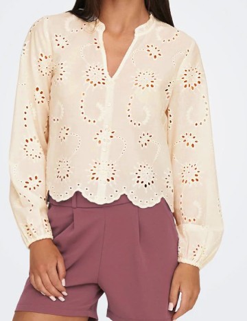 Bluza Jacqueline de Yong, crem