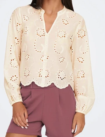 Bluza Jacqueline de Yong, crem