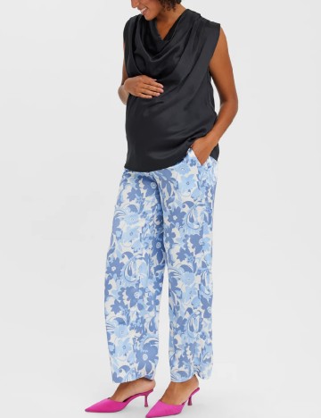 
						Pantaloni Vero Moda Maternity, bleu