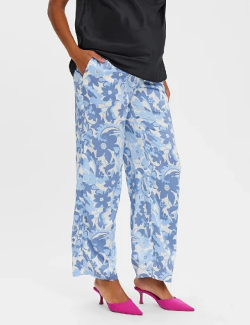 Pantaloni Vero Moda Maternity, bleu Albastru