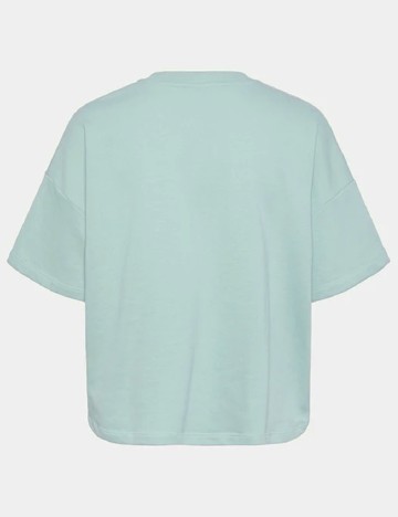 Tricou Pieces, turcoaz