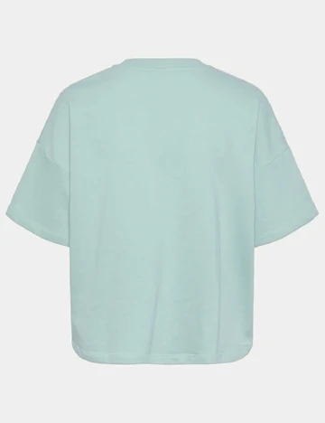 Tricou Pieces, turcoaz