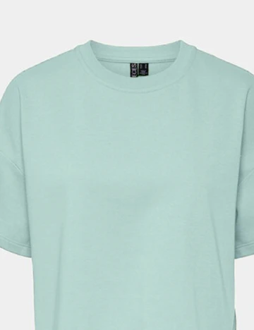 Tricou Pieces, turcoaz