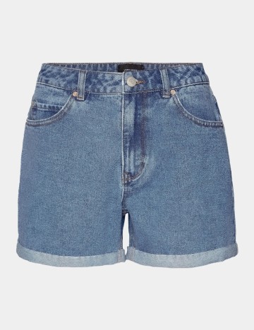 Pantaloni scurti Vero Moda, albastru