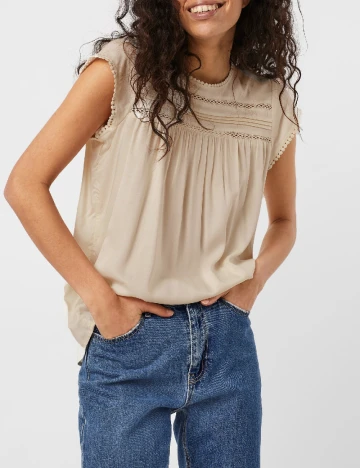 Bluza Vero Moda, bej